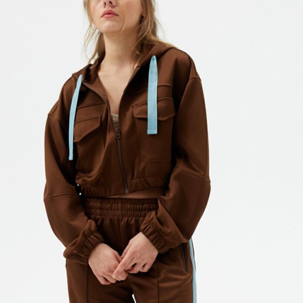 UO Urban Outfitters BDG Raina Zip Up Hoodie cropped hoodie XS
